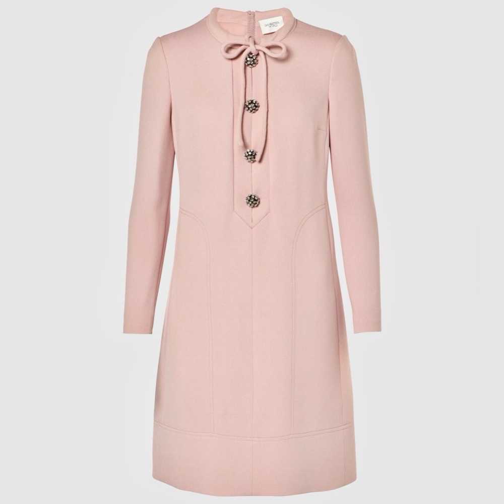 GIAMBATTISTA VALLI Bow-detail long-sleeve mini Dress